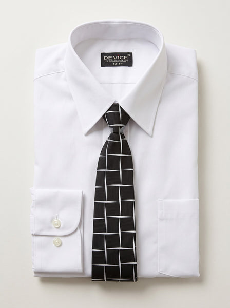 Boys Shirt - White/Black