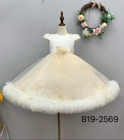 LD/B1-92569 Girls Party Dress - Champagne