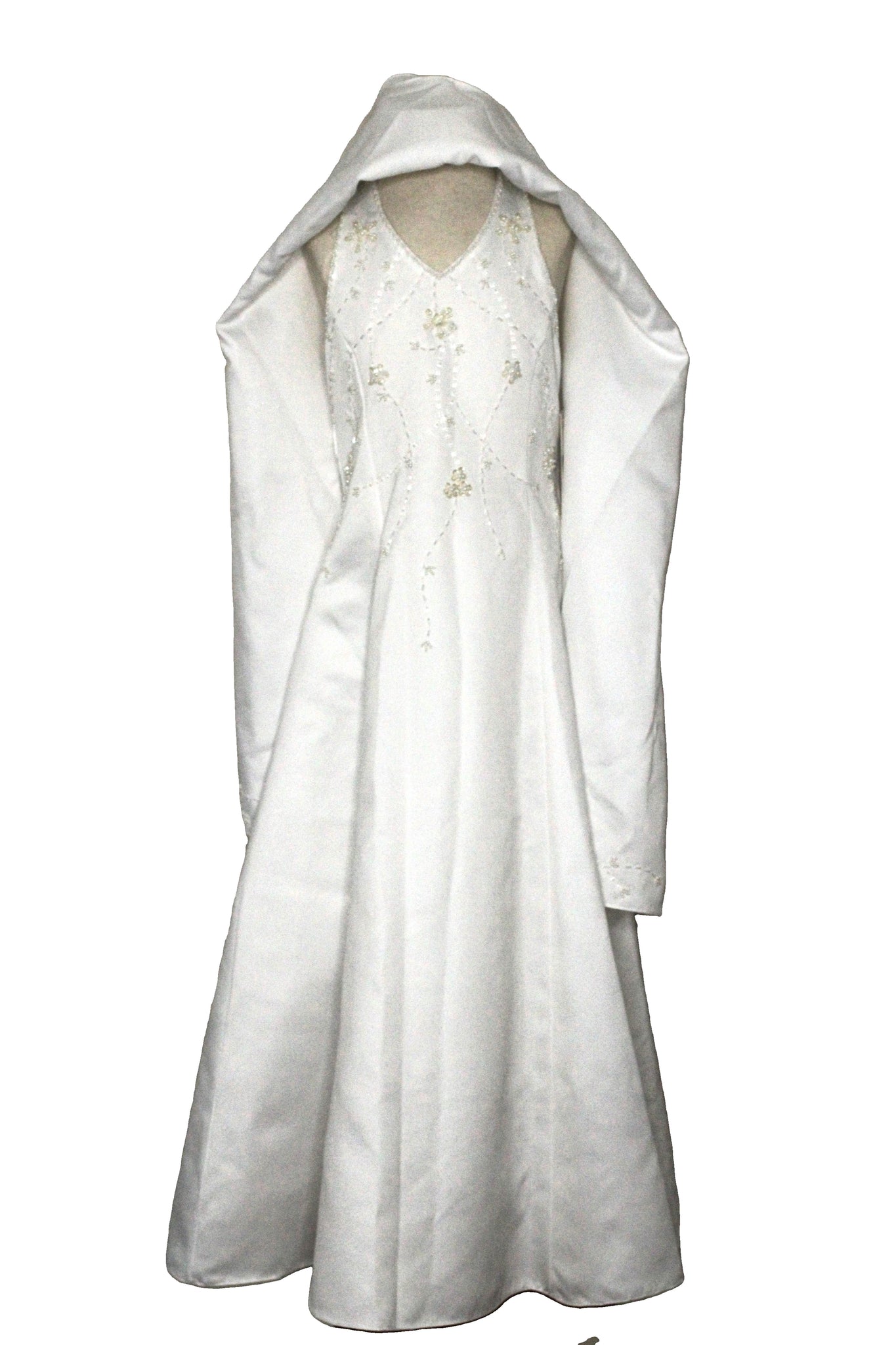 AG0515171/4 - White Flower Girl Dress