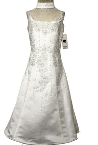 AGSL03 - White Flower Girl Dress