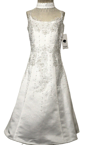 AGSL03 - White Flower Girl Dress