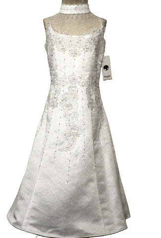AGSL03 - White Flower Girl Dress