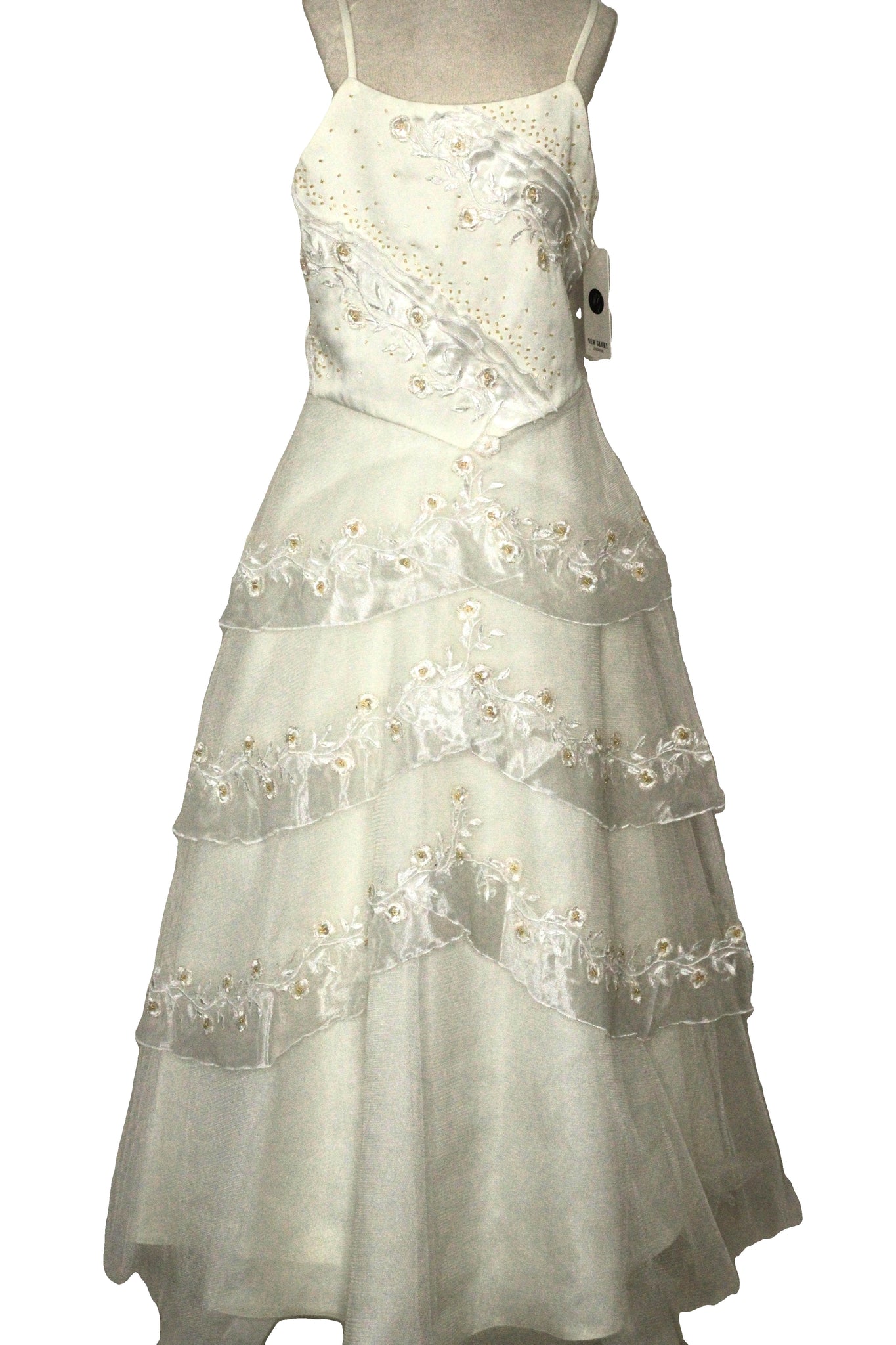 ECH01 - Ivory Flower Girl Dress