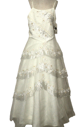 ECH01 - Ivory Flower Girl Dress