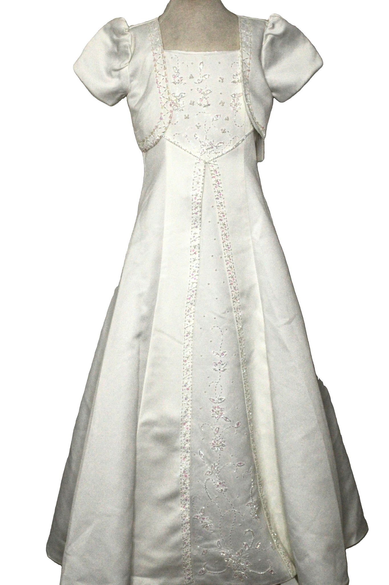 ECH06 - Ivory Flower Girl Dress