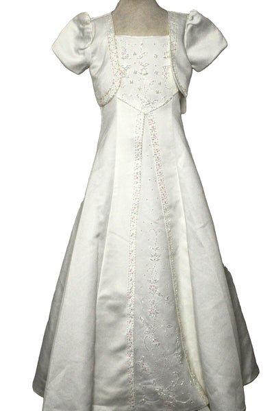 ECH06 - Ivory Flower Girl Dress
