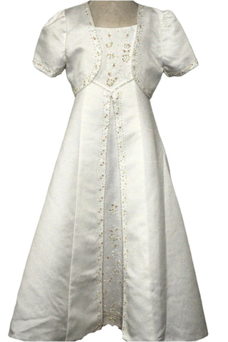 ECH06 - White Flower Girl Dress