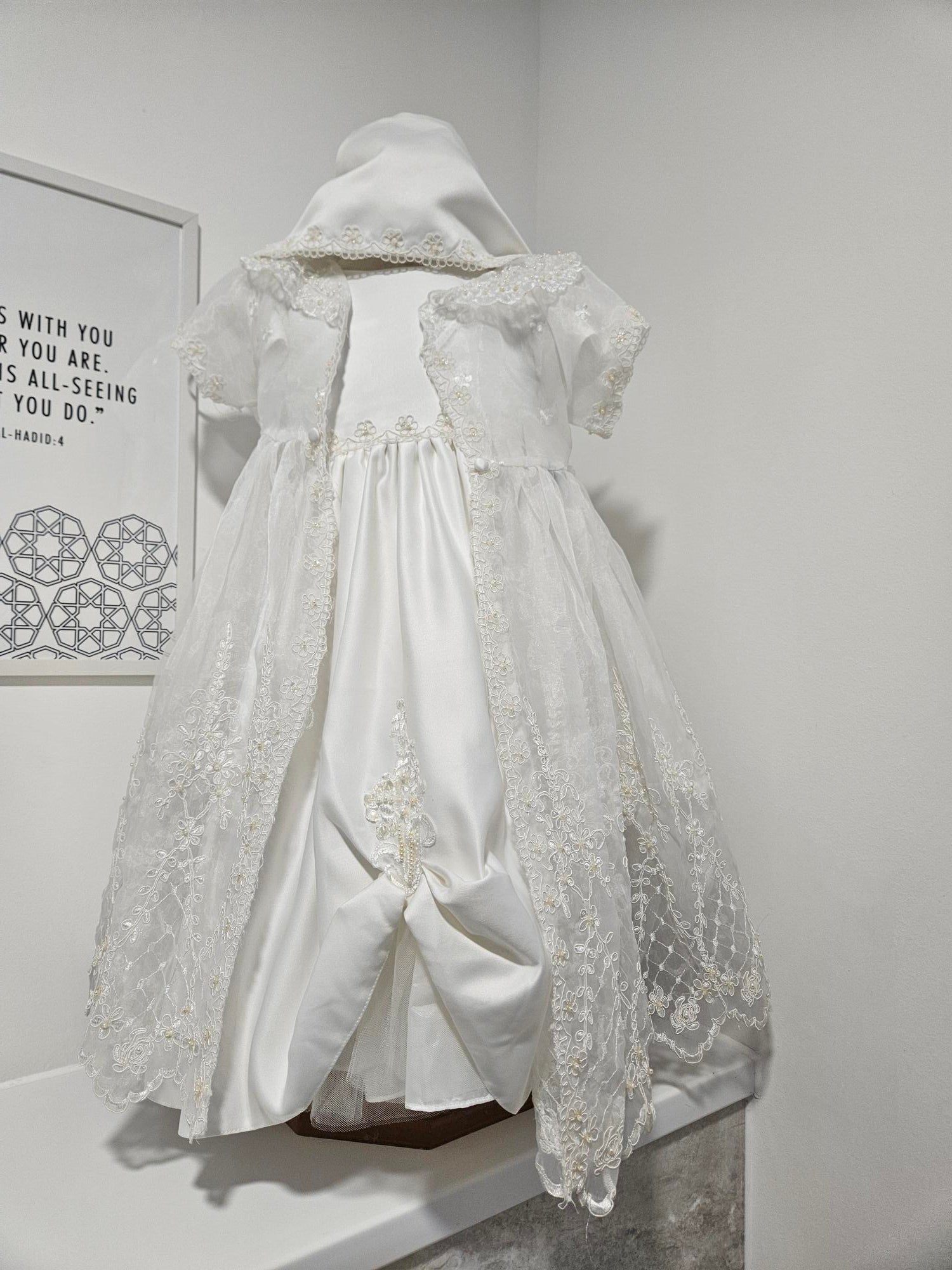 ECR08 Ivory Christening Dress