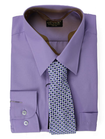 Boys Shirt - Lilac/Device