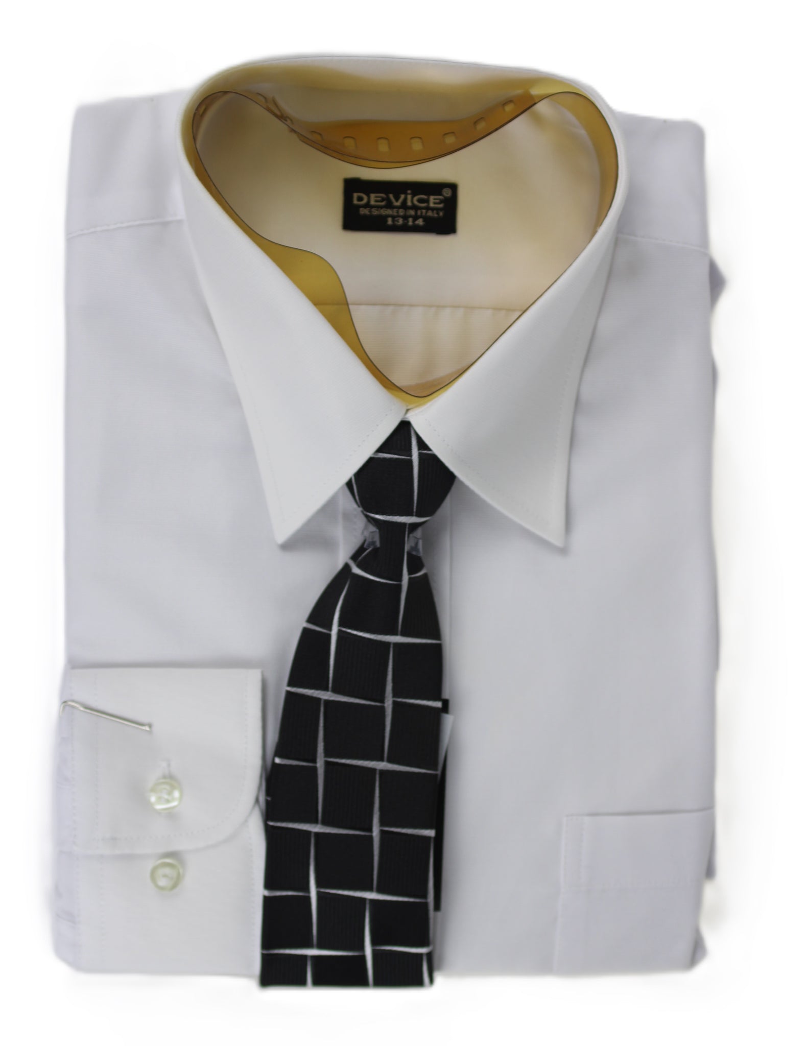 Boys Shirt - White/Black