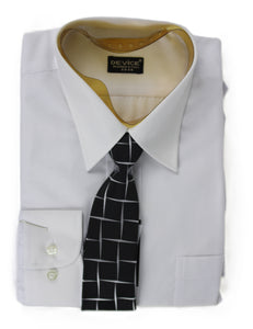 Boys Shirt - White/Black