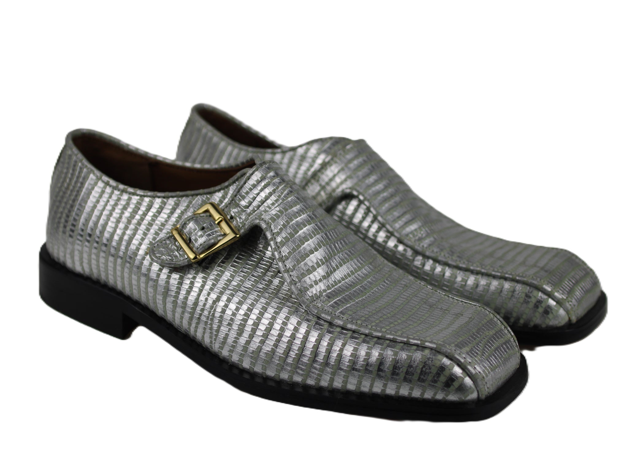 Lucia Buckle Silver Shoe