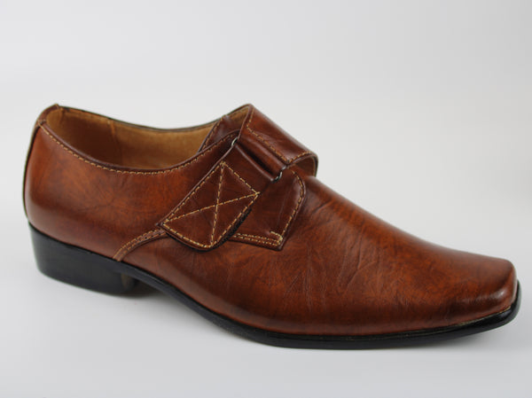 TX21 Brown Velcro Shoe