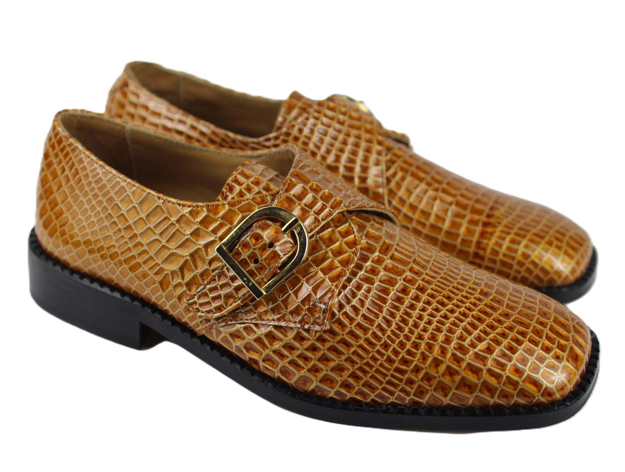 Lucia Buckle Brown Shoe