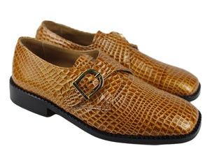 Lucia Buckle Brown Shoe