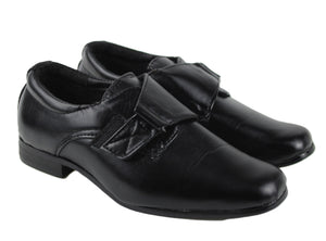 TX21 Black Velcro Shoe