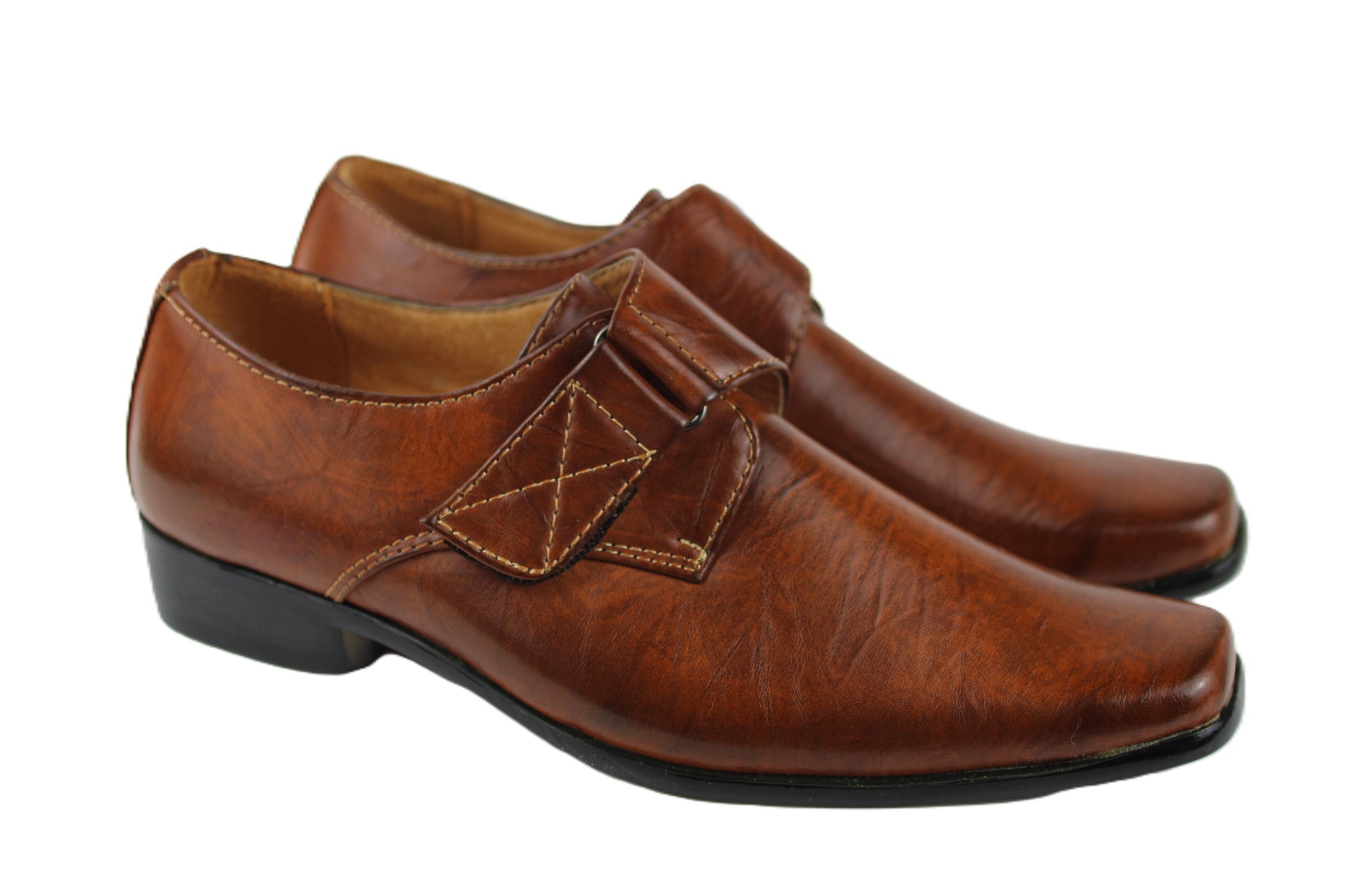 TX21 Brown Velcro Shoe