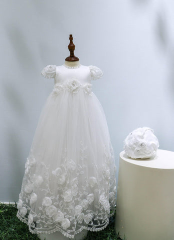 DA/Y23022 Long Unisex Christening Gown